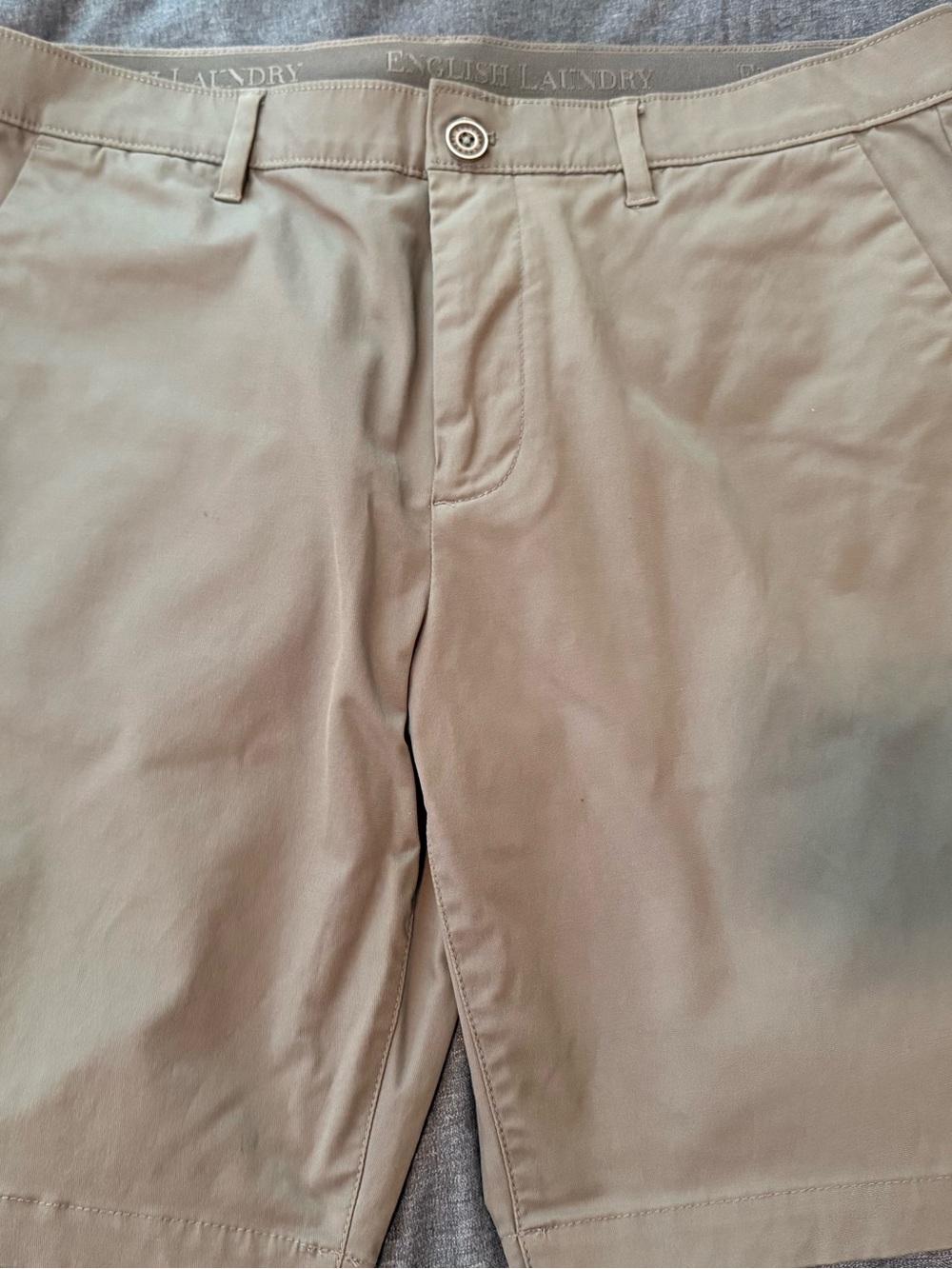 English Laundry Men’s Gray Chino Shorts